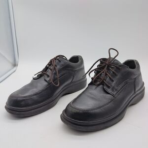 Red Wing Shoes Sz  10.5 B Safety Black Leather Lace-Up Derby Oxfords 8636